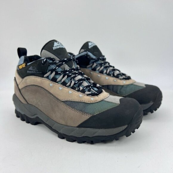 Montrail Gore Tex Gray Blue Hiking Trail Women Boot Shoes GENSTRM1201 Size 7.5 - Picture 2 of 12